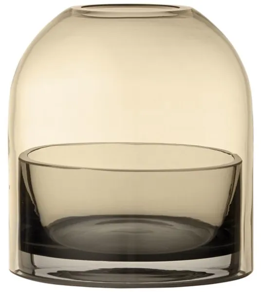 AYTM TOTA Lanterne Til Fyrfadslys Amber/Sort